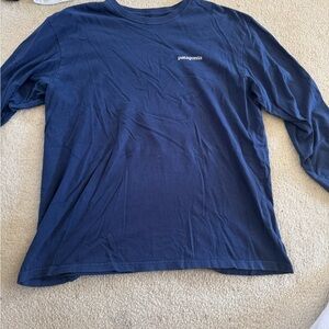 Patagonia Navy Long-Sleeve Crew Shirt